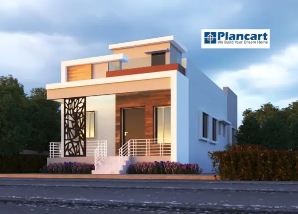 West Facing 2BHK house Plan